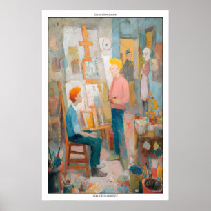 Surrealistische Studio-Wandkunst - Malerisch Poster