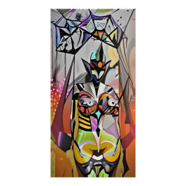 Surrealistischer Akt Poster