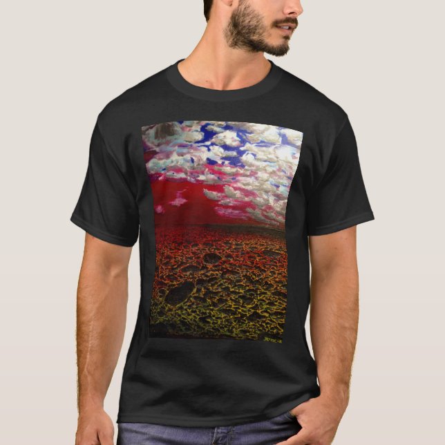 Surrealistischer Malerei-T - Shirt (Vorderseite)