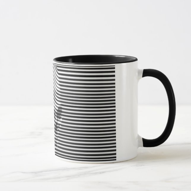 Surrealistischer Schädel Tasse (Rechts)