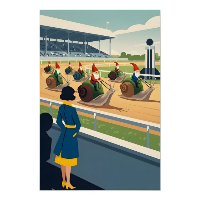Surrealistisches anthropomorphes Tier Poster (Vorderseite)