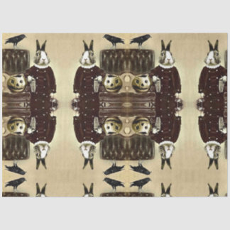 Surrealistisches Vintage-Halloween-Tissue-Papier Seidenpapier