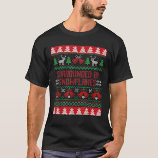 Surrounded by Snowflakes Republican Funny Ugly Chr T-Shirt