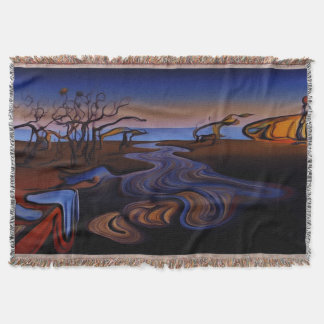 Surrrealistische Flusslandschaft - Dali-Stil Decke