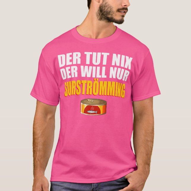 Surstrenge Challenge Fish Schweden Fischerei Skunk T-Shirt (Vorderseite)