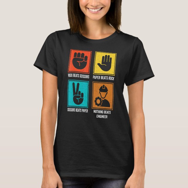 Surveyor des Coolen Technikers T-Shirt (Vorderseite)