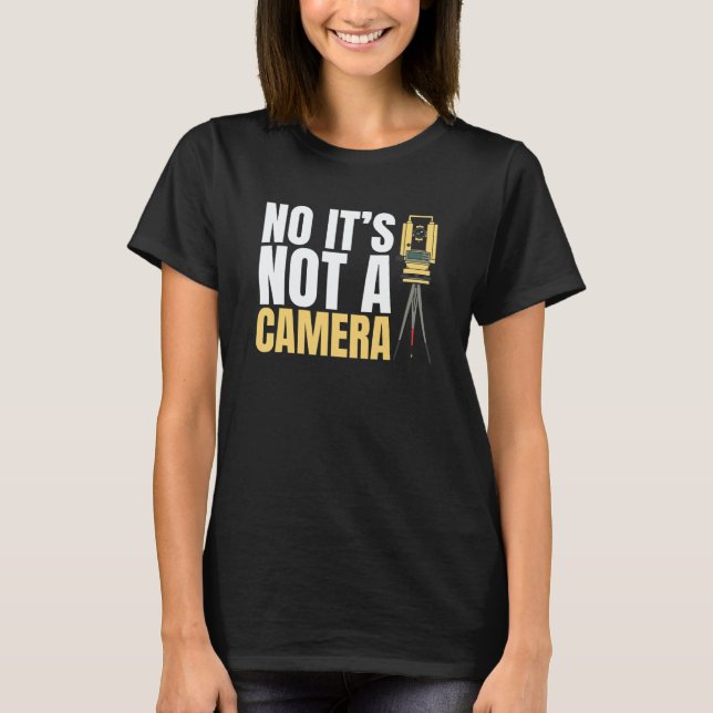 Surveyor Land Surveying Theodolite Cartographer Ge T-Shirt (Vorderseite)