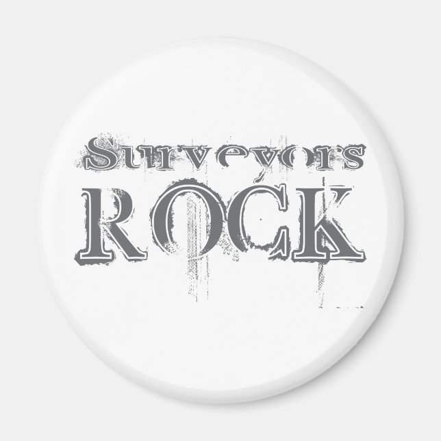 Surveyors Rock Magnet (Vorne)