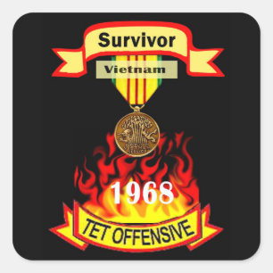 Survive Vietnam Tet Offensive Stickers