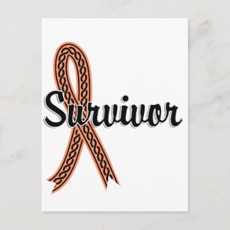 Survivor 17 Uteruskrebs Postkarte