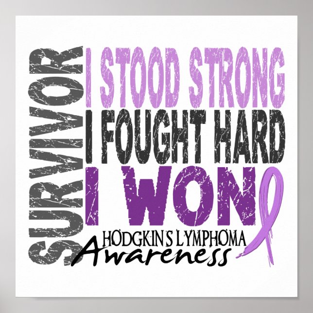 Survivor 4 Lymphoma Hod Poster (Vorne)