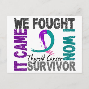 Survivor 5 Schilddrüsenkrebs Postkarte