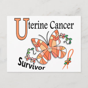Survivor 6 Uteruskrebs Postkarte