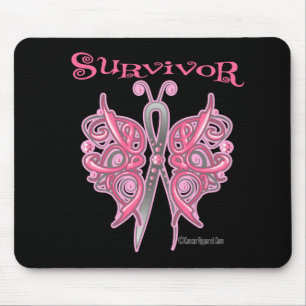 Survivor Celtic Butterfly - Brustkrebs Mousepad