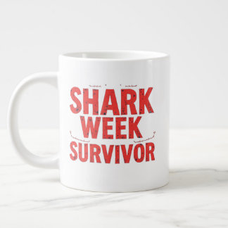 Survivor der Haiwoche Jumbo-Tasse