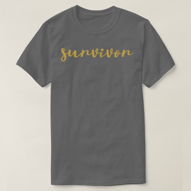 Survivor Gold T-Shirt (Design vorne)