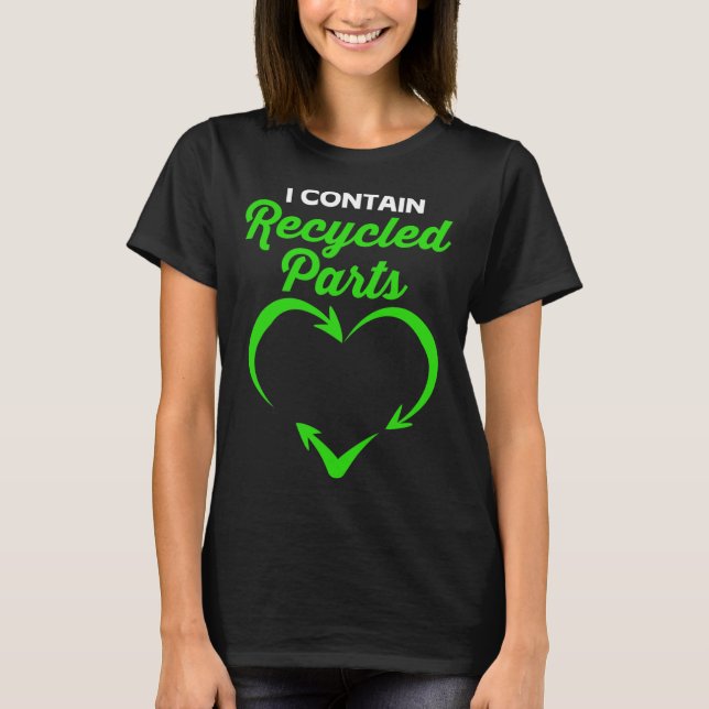 Survivor I enthält Gerecycelt Teile T-Shirt (Vorderseite)