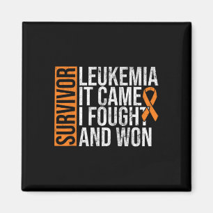 Survivor Leukemia kämpft Won Leukemia Awarene Magnet