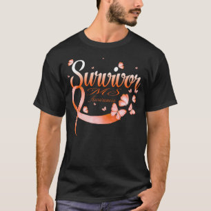 Survivor MS Awareness Butterfly T-Shirt