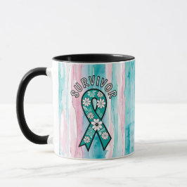 Survivor SA Teal Awareness Ribbon Tasse