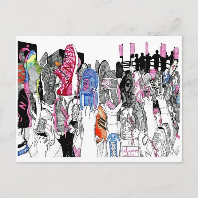 Survivor Salute Postkarte (Vorderseite)