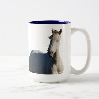 Survivor Wild Mustang Stallion von Steens Zweifarbige Tasse