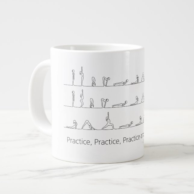 Surya Namaskar_Ashtanga Vinyasa Yoga Tasse (Vorderseite Links)