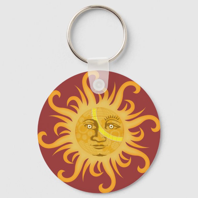 Suryadev : Die Sonne Schlüsselanhänger (Vorderseite)