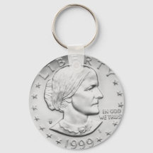 Susan B. Anthony Dollar Image Schlüsselanhänger