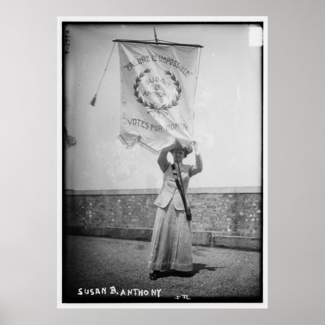 Susan B. Anthony Failure ist unmöglich Poster (Vorne)