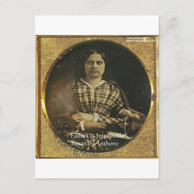 Susan B Anthony Wisdom Zitate Geschenke & Karten (Vorderseite)