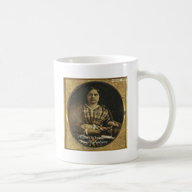 Susan B Anthony Wisdom Zitate Geschenke & Karten Tasse (Rechts)