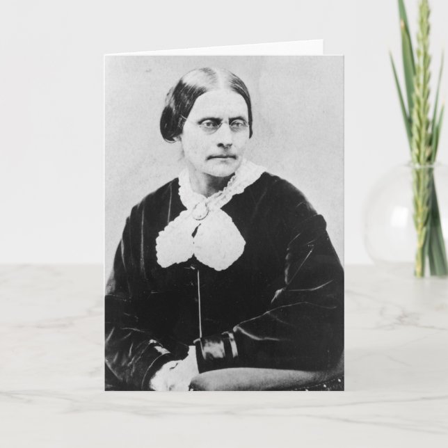 Susan Brownell Anthony c.1871 Karte (Vorderseite)