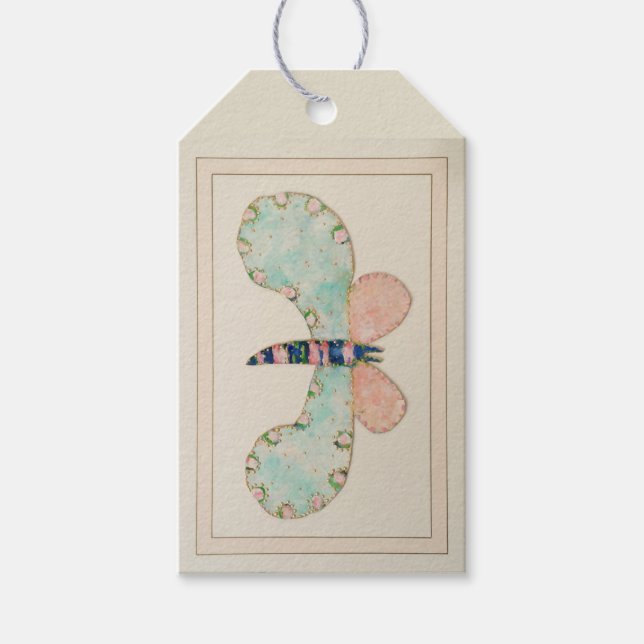 Susan Butterfly Gift Tag Geschenkanhänger (Vorderseite)