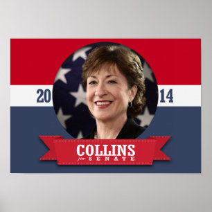 SUSAN COLLINS-KAMPAGNE POSTER