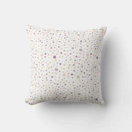 Susan Confetti Watercolor Dots Throw Kissen