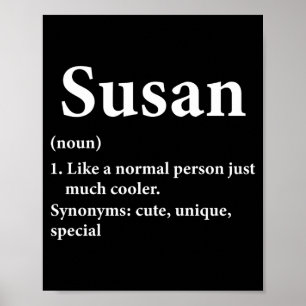 Susan Name Definition Lustig D Poster