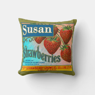 Susan Strawberries Kissen