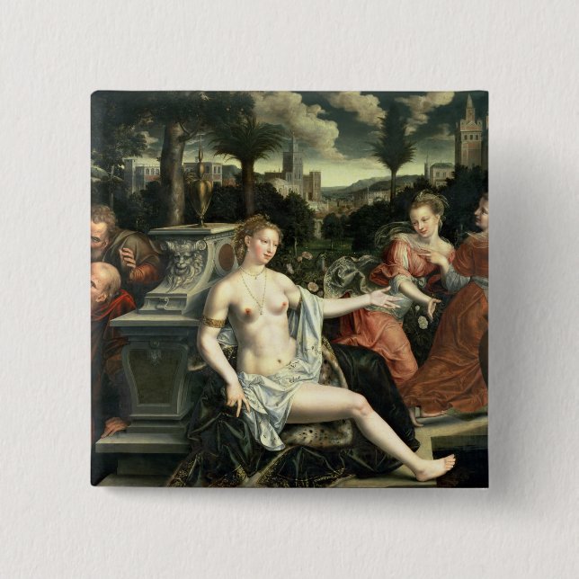 Susanna und die Ältesten, 1567 Button (Vorderseite)