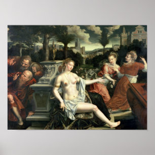 Susanna und die Ältesten, 1567 Poster