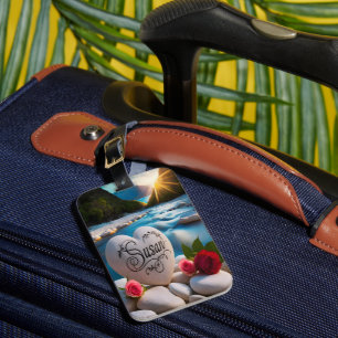 Susans Herz am Fluss Gepäckanhänger