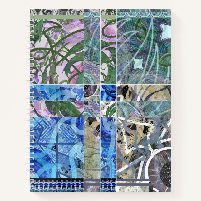 Susea Blu Studios Elemental Kaleidoscope Notebook Notizbuch (Vorderseite)