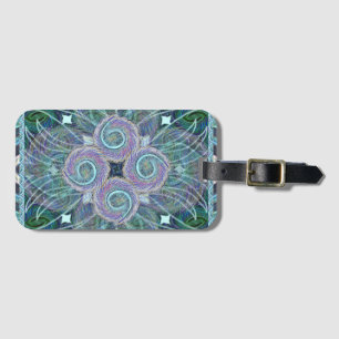Susea Blu Studios Feather Luggage Tag Gepäckanhänger