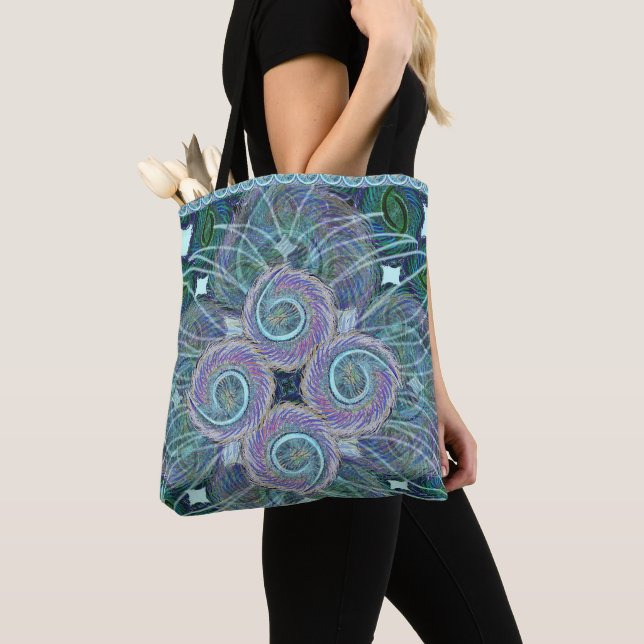 Susea Blu Studios Feather Tasche (Von Nahem)