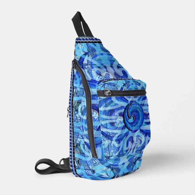 Susea Blu Studios Wave Sling Bag (Linke Seite)