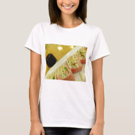 Sushi Abendessen Fischreifen gesunde Ernährung T-Shirt