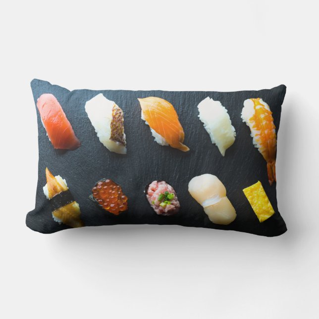 SUSHI ART CUSHION – 10 Beautiful Sushi Sushi Lendenkissen (Vorderseite)