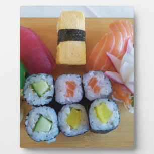 Sushi Asia Fish Rice Food Fotoplatte