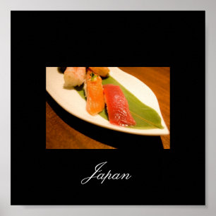Sushi aus Japan, Bilder aus Japan Poster