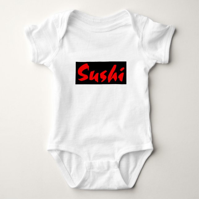 Sushi Baby Strampler (Vorderseite)